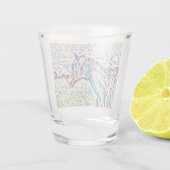 Pferdefarben, Shotglas Schnapsglas (Rückseite)