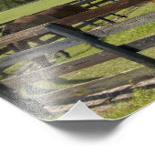 Pferdefarm in Marion Landkreis, Fotodruck (Ecke)