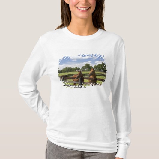 Pferdefarm in Marion Landkreis, T-Shirt (Vorderseite)