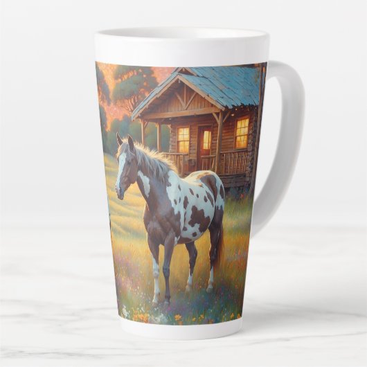 Pferdefarm Milchtasse (Rechte Ecke)