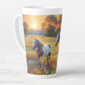Pferdefarm Milchtasse (Linke Ecke)