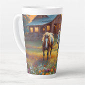 Pferdefarm Milchtasse (Linke Ecke)