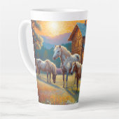 Pferdefarm Milchtasse (Linke Ecke)