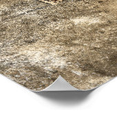 Pferdefarm Vintag Land Rustikaler Western Poster (Ecke)