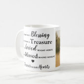 Pferdefleischverlust Keepake-Pferdememorial Kaffeetasse (Vorderseite Links)