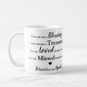 Pferdefleischverlust Keepake-Pferdememorial Kaffeetasse (Links)