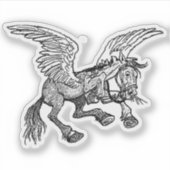 Pferdefliegen Aufkleber (Vorderseite)