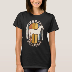 Pferdeflüsterer Vintage Klassiker Retro Tierliebe T-Shirt