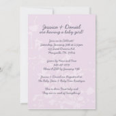 Pferdefoal Babydusche Einladung (Rückseite)