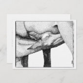 Pferdefoal Babydusche Einladung (Vorne/Hinten)