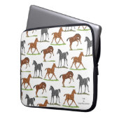 Pferdefoals Laptopschutzhülle (Vorderseite Links)