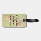 Pferdefohlen Gepäckanhänger (Rückseite horizontal)