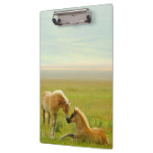 Pferdefohlen Klemmbrett (Links)