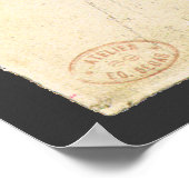 Pferdeforschung durch Edgar Degas, Vintage Kunst Poster (Ecke)