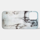 Pferdeforschung, Leonardo da Vinci Case-Mate iPhone Hülle (Rückseite (Horizontal))