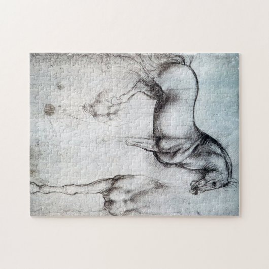 Pferdeforschung, Leonardo da Vinci Puzzle (Horizontal)