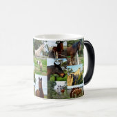 Pferdefoto-Collage, Verwandlungstasse (VorderseiteRechts)