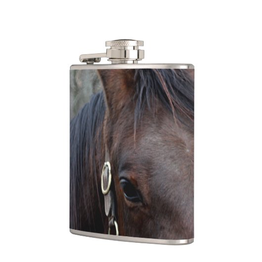 PferdeFoto Flachmann (Links)