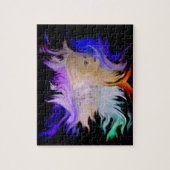 Pferdefrau Puzzle (Vertikal)