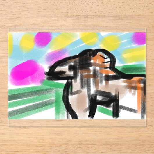 Pferdefreude Acryleinladungen (Vorderseite)