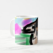 Pferdefreude Kaffeetasse (Vorderseite Links)