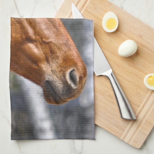 Pferdefreund-Design Handtuch (Viertel Falte)