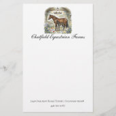 Pferdefreund Geschenk Schreibwaren   Briefpapier (Vorderseite)