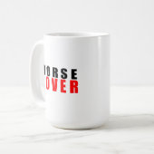 Pferdefreund Kaffeetasse (Vorderseite Links)