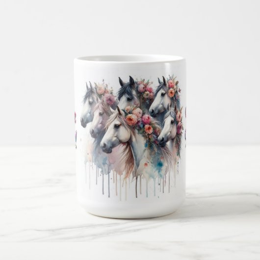 Pferdefreund Pferdemama Reitermug Kaffeetasse (Mittel)