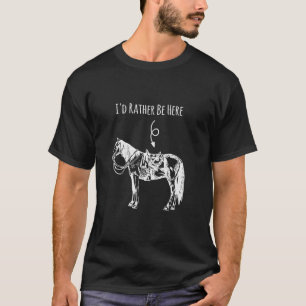 Pferdefreund Reiten Reitsport Ich Wäre Eher T-Shirt