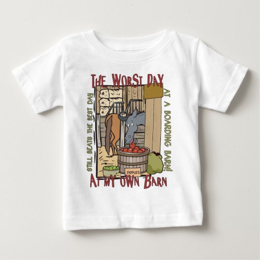 Pferdefreunde Geschenke Baby T-shirt (Vorderseite)