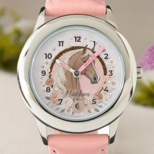 Pferdefreunde Haflinger Armbanduhr