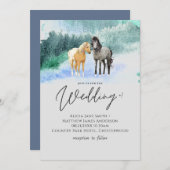 Pferdefreunde Hochzeit Moderne Träume (Vorne/Hinten)