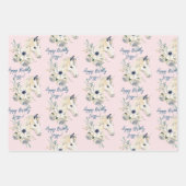 Pferdefreunde personalisiert geschenkpapier set (Vorderseite 2)