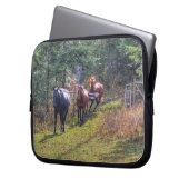 Pferdefreunde Reitsportler Foto Laptopschutzhülle (Vorderseite Links)