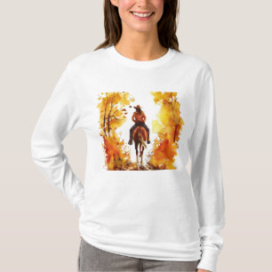 Pferdefreunde T - Shirt mit dem Thema Fallreil.