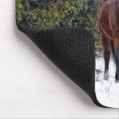 Pferdefreund's schönes Pferdedesign Mousepad (Ecke)