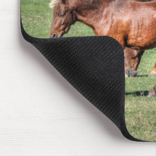 Pferdefreund's schönes Pferdedesign Mousepad (Ecke)