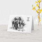 Pferdefreundschaft: Ursprüngliches Karte (Gelbe Blume)