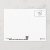 Pferdefüßler Abstrakt Postkarte (Rückseite)