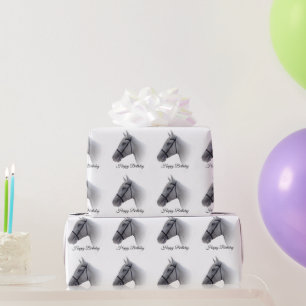 Pferdegeburtstag Geschenkpapier