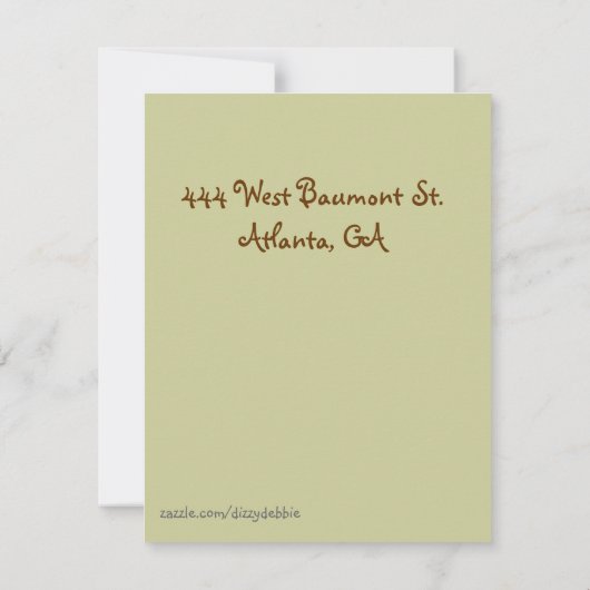 Pferdegeburtstags-Einladung Einladung (Rückseite)