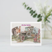 Pferdegefühl Postkarte (Stehend Vorderseite)