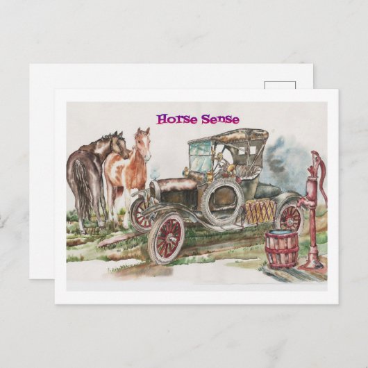 Pferdegefühl Postkarte (Vorne/Hinten)