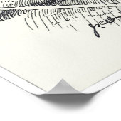 Pferdegefühl - Vintage Rugby Print Poster (Ecke)