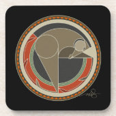 Pferdegeist Getränkeuntersetzer (Vorderseite)