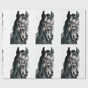 Pferdegeist Matte Wrapping Paper, 30 x 2 ft Geschenkpapier