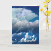 Pferdegeist SKY RIDERS Karte (Gelbe Blume)