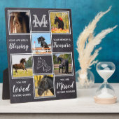 Pferdegepäckverlust Personalisiert 6 Bild Fotoplatte (Seite)