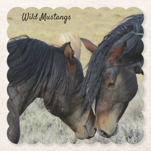 Pferdegepfropfter Untersetzer (Vorderseite)